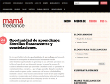 Tablet Screenshot of mama-freelance.com